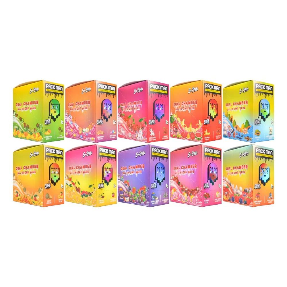 Empty PACKMAN 1G Dual LED Disposable Vape manufacturers