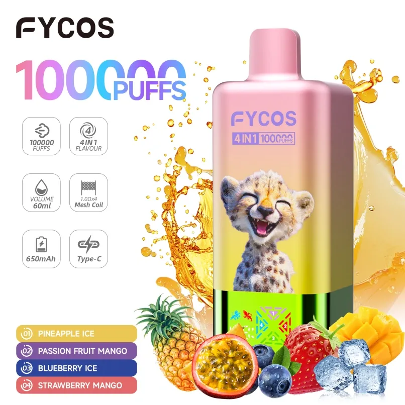 Fycos 100K Puffs 100000 4-in-1 Wholesale Disposable Vape: Ultimate B2B Specification Guide