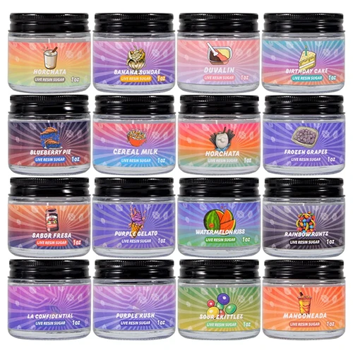 Besos Glass Jars Wax Box