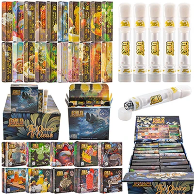 GCC VAPE CART Gold Coast Clear 510thread akumuliatoriaus purkštuvas