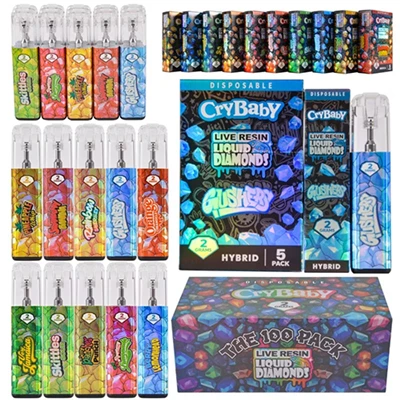 Nauji „CryBaby 2ml“ tuščiai vienkartiniai vape rašikliai