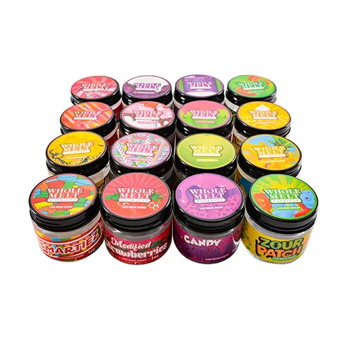 Whole Melt Candy Edition Glass Jars